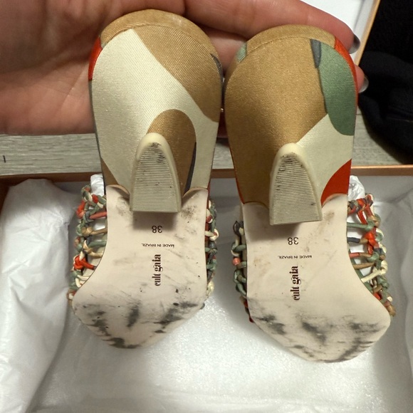 Cult Gaia Monica Silk Mules NWT - Picture 10 of 10
